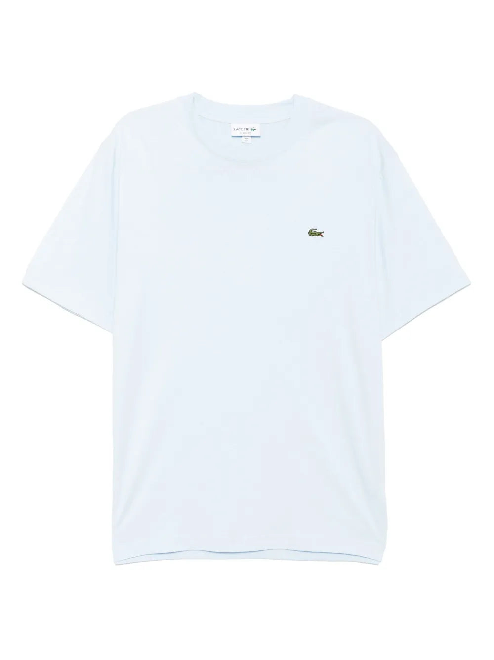 T-shirt de algodão com patch de logo