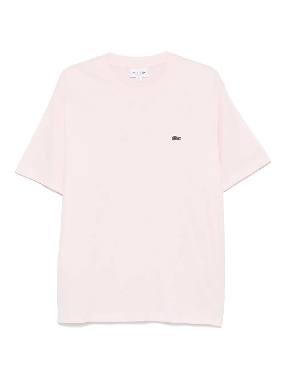 T-shirt de algodão com patch de logo