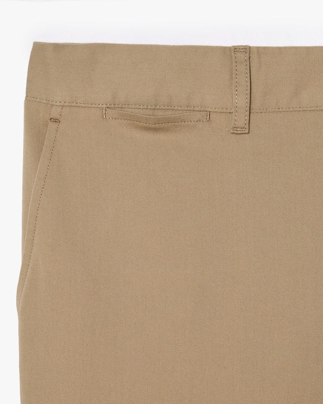 Calça chino de algodão elástico slim fit