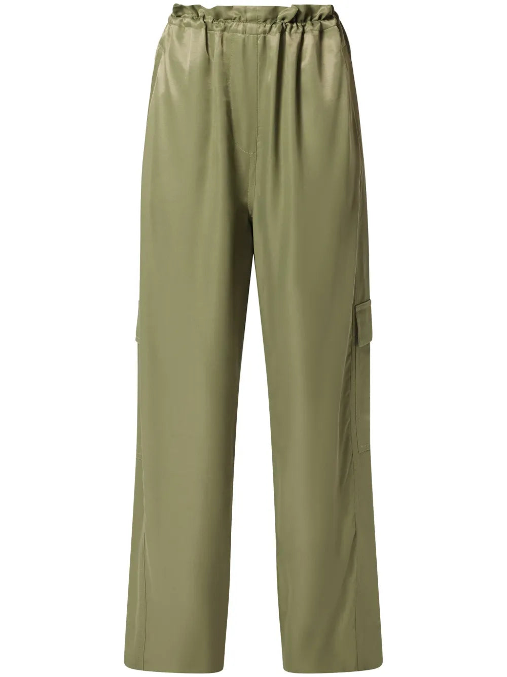 calças cargo de pernas largas