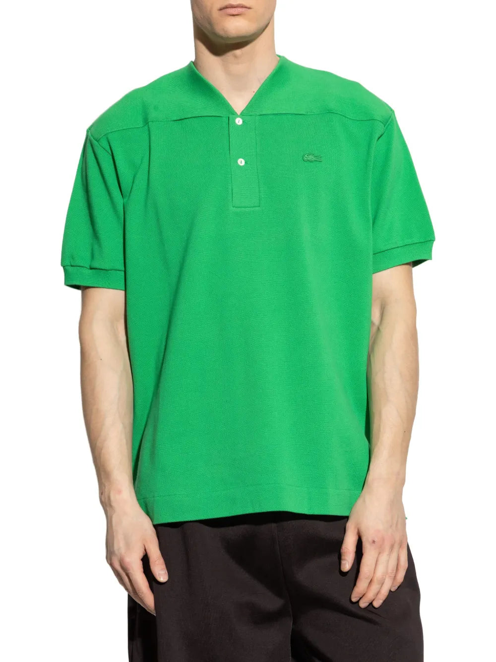 Camisa polo verde crocodilo