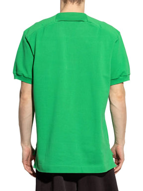 Camisa polo verde crocodilo