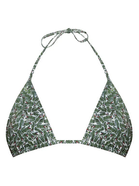 top de biquíni estampado