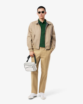 Calças chino de algodão de corte regular