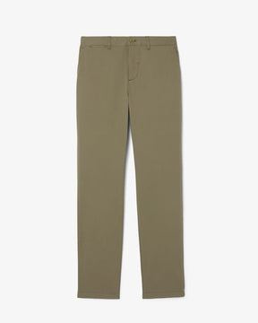 Calça chino de algodão elástico slim fit