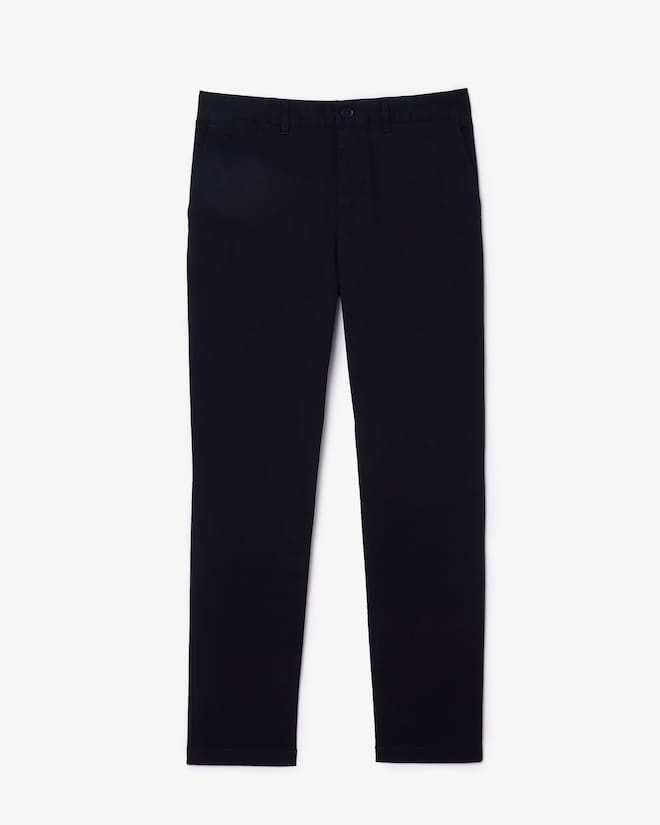 Calça chino de algodão elástico slim fit