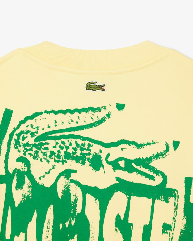 Sweet de lã com estampa gráfica