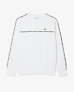 Sweet de lã com acabamento e logotipo