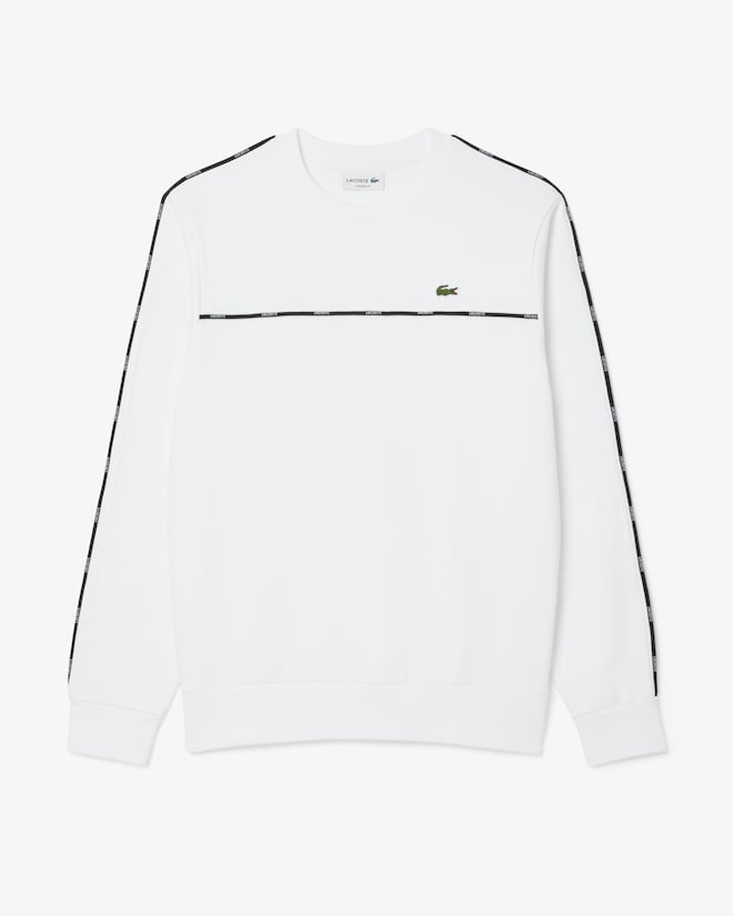 Sweet de lã com acabamento e logotipo