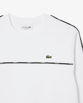 Sweet de lã com acabamento e logotipo