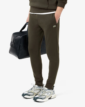 Calça verde musgo slim fit com logo